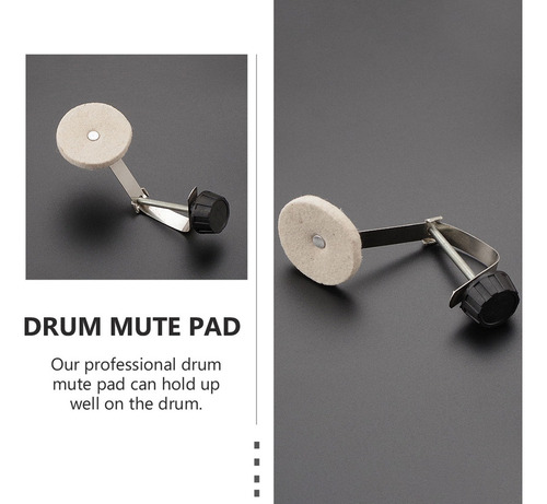 Set Profesional Drum Mute Pad Set Y Accesorios Para Bombo