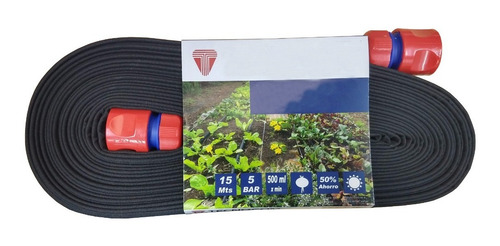 Manguera Riego Porosa Goteo Sudoracion 1/2 X 45m Aquaflex