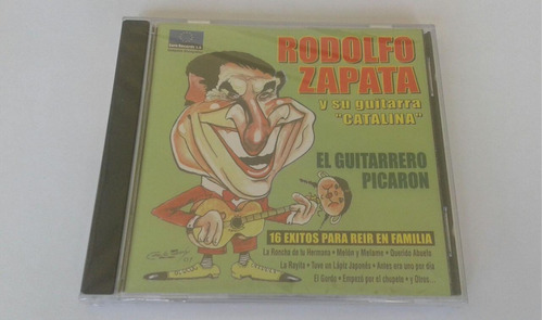 Cd Rodolfo Zapata Y Su Guitarra  Catalina 