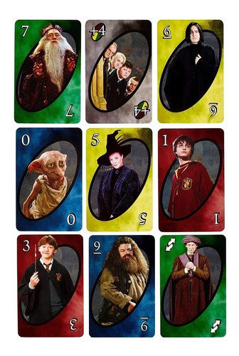 Juego De Cartas Uno Harry Potter Mattel Games