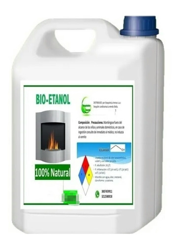 Bioetanol Combustible Para Chimeneas  Oferta Galon