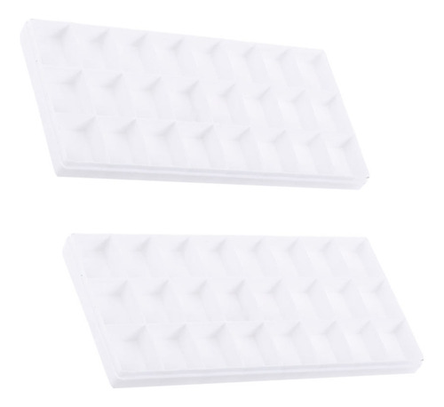 Caja De Pintura Tipo Paleta Con Tapa, 2 Unidades
