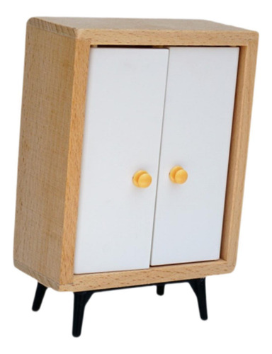 Armario De Casa De Muñecas A Escala 1:12, Muebles En