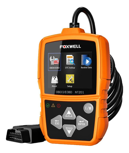 Escáner Automotive Foxwell Nt201 Falhas Codes Leitor Obd2