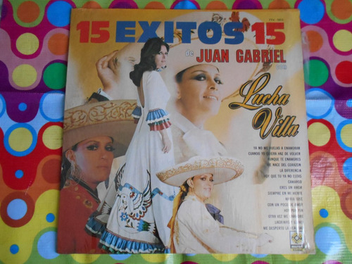 Lucha Villa Lp 15 Exitos De Juan Gabriel