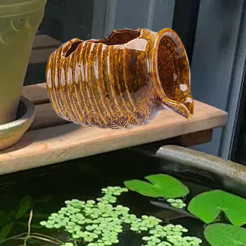 Jarra De Fuentes De Cerámica Jarcallas Circulantes De Agua