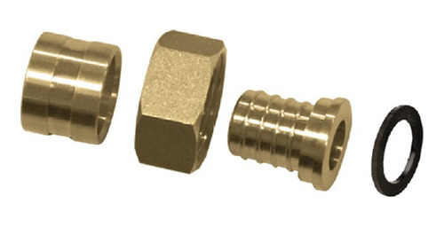 Conector Pex Água Fria/quente Móvel Curta 25x3/4 - Kit C/20