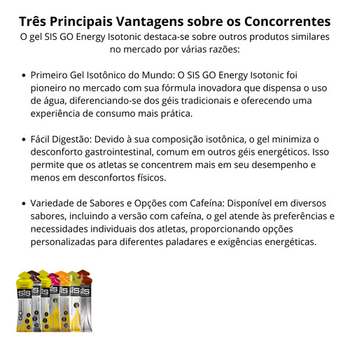 Gel Sis Go Energy Kit 3 Unid - 60ml Café Cola