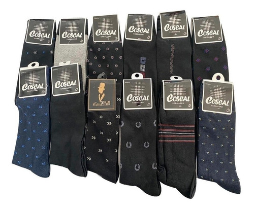 Calcetines De Vestir Hombre Algodón 100 Piezas Mayoreo