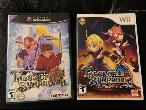 Tales Of Symphonia 1 Y 2 Primeras Ediciones Gamecube Wii