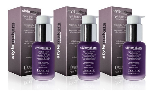 Serum Semillas De Lino 30ml Fidelite X3 Kit Combo Peluquero