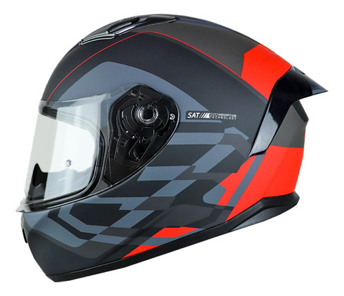 Casco Integral Shaft Sh-582sp Coulerat Negro-mat Gr Visor Tr