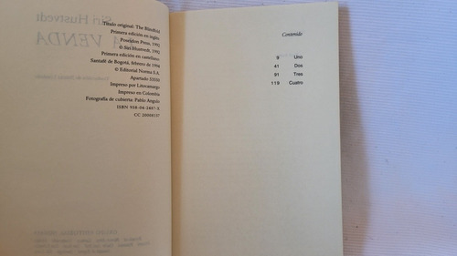 Imagen 7 de 8 de La Venda Siri Hustvedt Grupo Norma La Otra Orilla Colombia