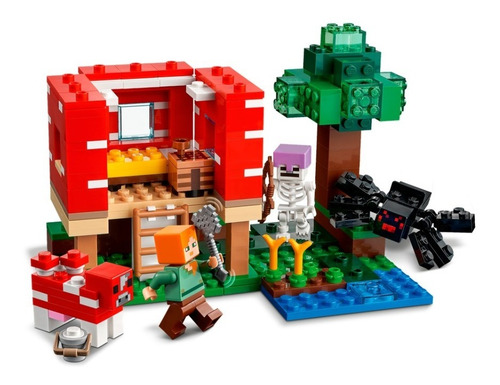 Imagen 4 de 6 de Lego® Minecraft - La Casa-champiñón (21179)