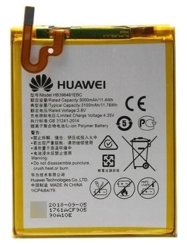Batería Huawei Y6 Ii Hb396481ebc (3.8v-3000mah) 11.4w