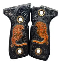 Comprar Cacha Beretta Tigre Con Chapa De Oro 24k Y Tornillos 