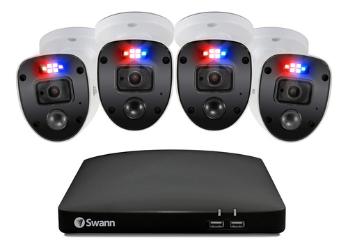 Swann Enforcer Sistema De Seguridad Para El Hogar, 8 Canales