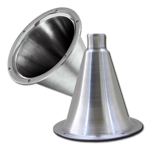 Kit 2 Corneta Cone Jarrao Aluminio Trio Driver D250 X D200