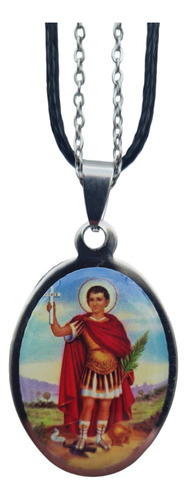 Collar Protector Medalla San Expedito Amuleto Talisman