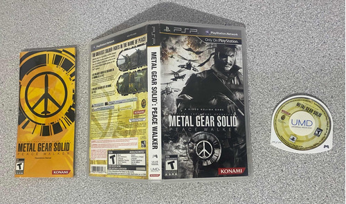 Metal Gear Peace Walker Psp Original Y Completo