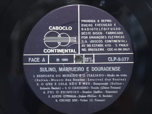 Fui o Primeiro - Sulino e Marrueiro 