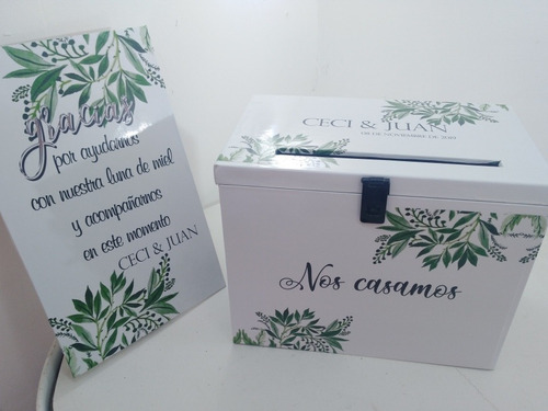 Imagen 5 de 10 de Urna Regalos Buzon Especial Bodas/ Casamientos