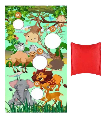 Toss Game Decoraciones Fun Hanging Flag Para Festival Party