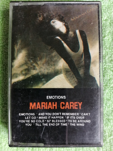 Eam Kct Mariah Carey Emotions 1991 Edic Peruana + Cancionero