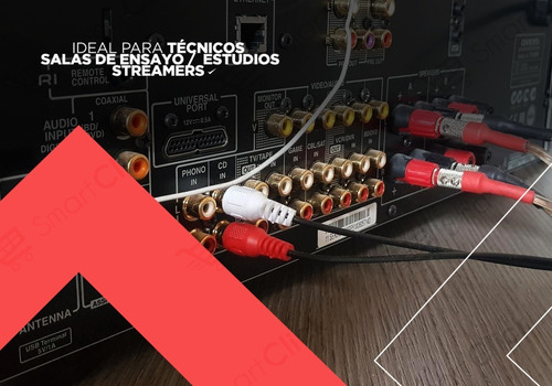 Imagen 6 de 10 de Cable Rca Rca Audio Stereo Macho Macho 5 Metros 2x2 Fichas