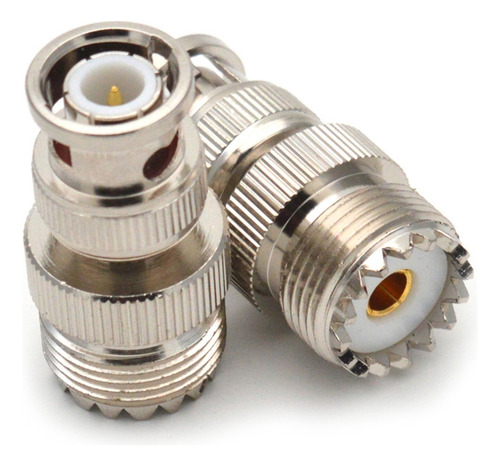 Adaptador Coaxial Bnc Macho A Uhf So239 Pl-259 Hembra Rf Bnc