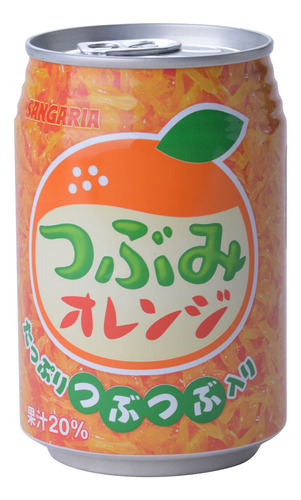 Imagen 1 de 1 de Bebida Japonesa Tsubu Tsubu Mi Sabor Naranja, Sangaria 280 G