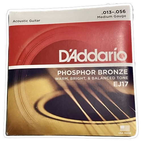 Daddario Ej Cuerdas Guitarra Acustica Fosforo Bronce