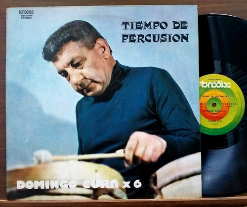 Domingo Cura X 6 - Tiempo De Percusión - Reed 1982 Folklore