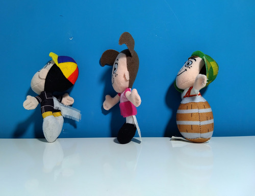 Mini Peluches Chavo, Popis Y Quico (el Chavo) Agua (Usado)