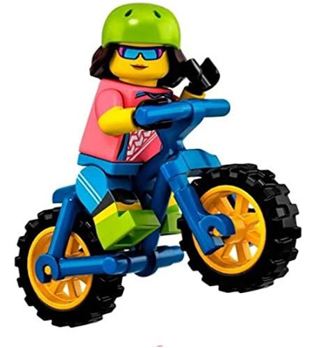 Mini Figura De Acción Lego Mountain Biker Series 19