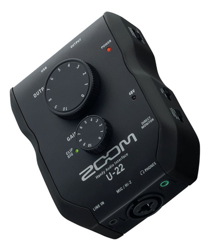 Handy Audio Interface Zoom U-22 Usb 2 Entradas 2 Salidas