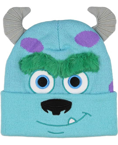 Monsters Inc Sulley Gorro Bordado Con Diseño Personaje Sulle