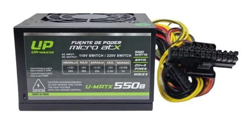 Fuente De Poder Micro Atx 550w