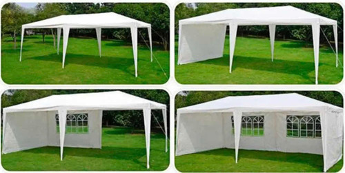 Toldo Carpa Con Estructura Y Cortinas Incluidas 3x6 Metros (Usado)