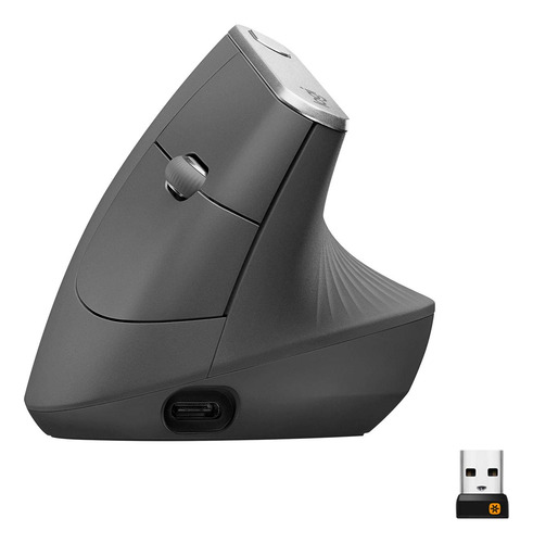 Ratón Inalámbrico Logitech Mx De Diseño Ergonómico Vertical