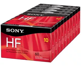 Sony 10c60hfl - Grabadoras De Casete Hf De 60 Minutos, 10 La