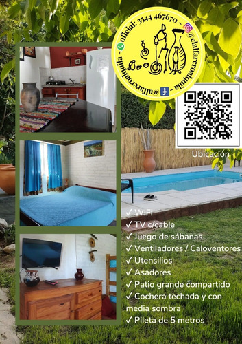 Imagen 3 de 12 de Departamentos En Alquiler Mina Clavero