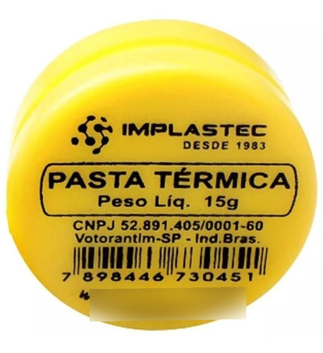 Pasta Termica 15g Pote P/ Pc Processador Cooler 775 1155 Amd