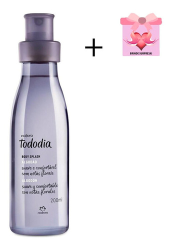 Body Splash Tododia Algodão Natura  200 Ml + Brinde