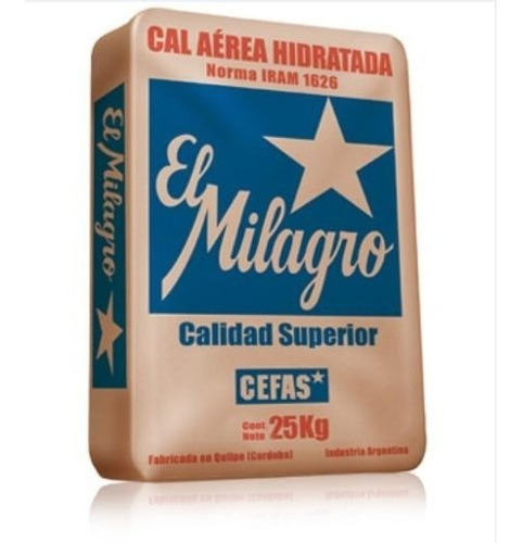 Cal Aerea Hidratada El Milagro Construnort/ Retirado