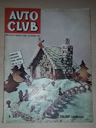 Revista Auto Club N°8 Diciembre De 1962 