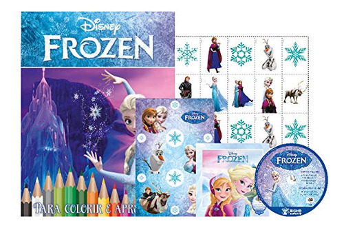 Libro Disney Kit 5 Em 1 Frozen De Varios Autores Bicho Esper