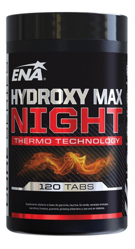 Hydroxy Max 120 Tabs Ena Sport Quemador Grasa Termogénico