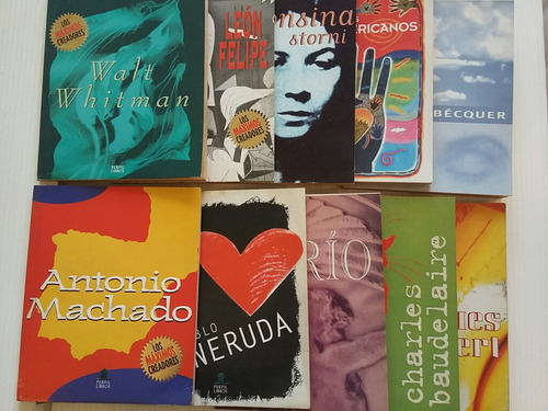 Darío, Neruda, Machado, Etc. Los Máximos Creadores Lote X 10