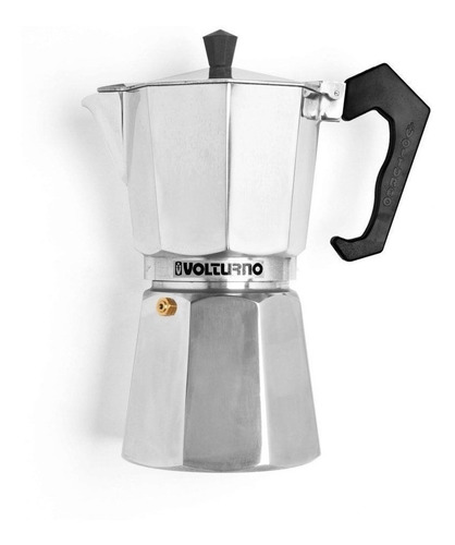 Cafetera Volturno Clasica 9 Pocillos Manual Aluminio Italian